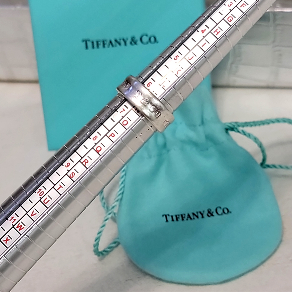 Tiffany & Co Authentic Sterling Silver Ring Stamped T & Co 925 Size 6.75